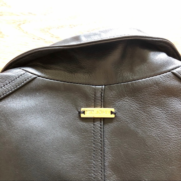 St. John Collection Soft Leather Moto Jacket XS - Picture 9 of 11